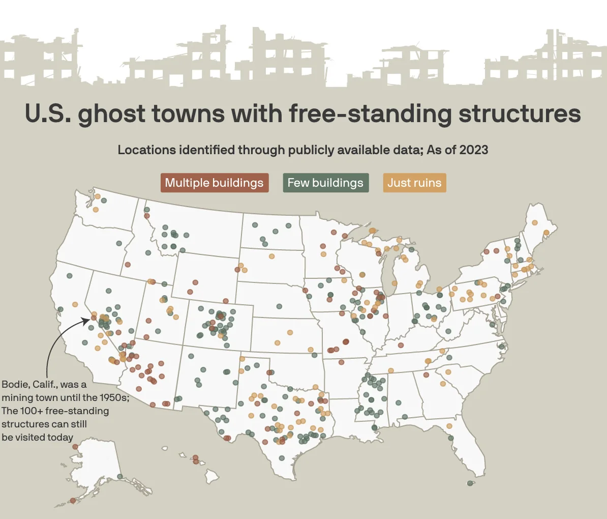 Arkansas's ghost towns, mapped — Axios